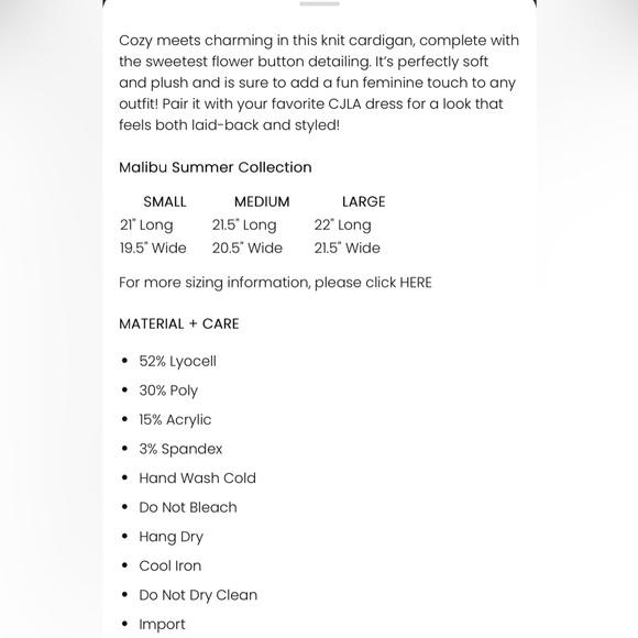 CJLA Miller Cardigan - Picture 4 of 4